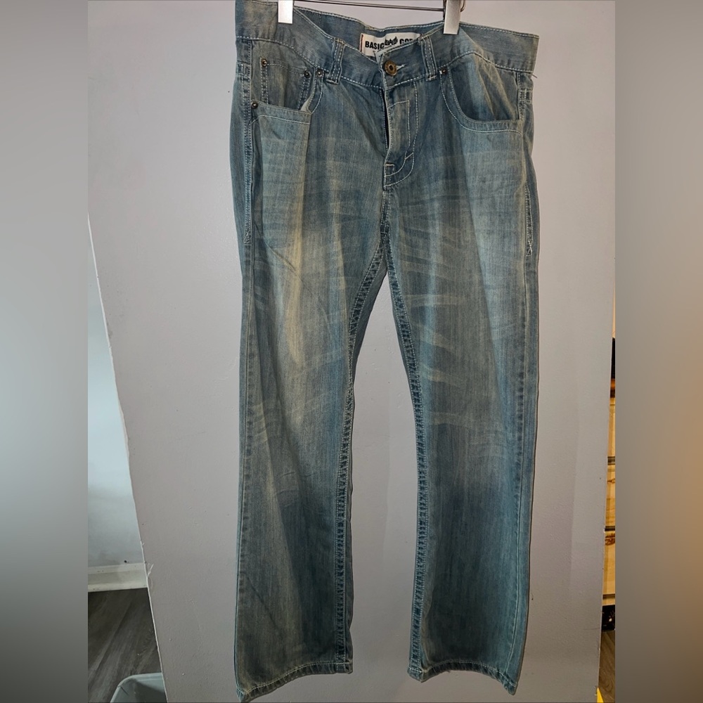 Basic Code Men’s  Jeans Sz 34X32  Casual  Jl